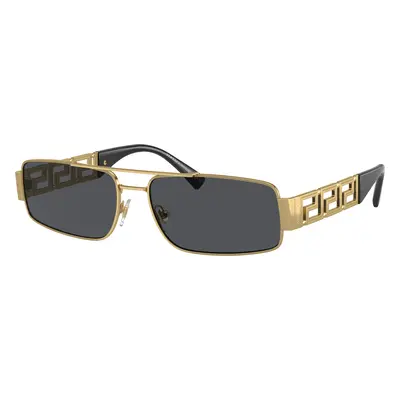 Versace Man Sunglass VE2257 - Frame color: Gold, Lens color: Dark Grey