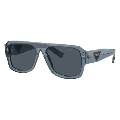 Prada Man Sunglass PR 22YS - Frame color: Transparent Grey, Lens color: Dark Grey