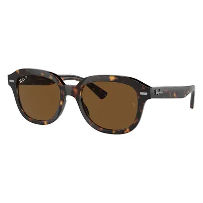 Ray-Ban Unisex Sunglass RB4398 Erik - Frame color: Havana, Lens color: Brown