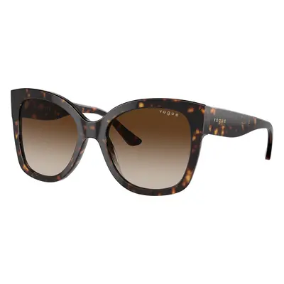 Vogue Eyewear Woman Sunglass VO5338S - Frame color: Dark Havana, Lens color: Brown Gradient