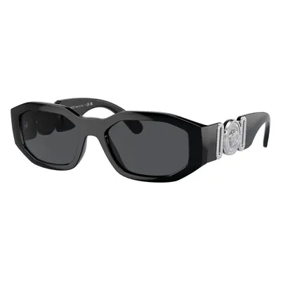 Versace Man Sunglass VE4361 Biggie - Frame color: Black, Lens color: Dark Grey