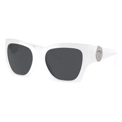 Versace Woman Sunglass VE4452 - Frame color: White, Lens color: Dark Grey