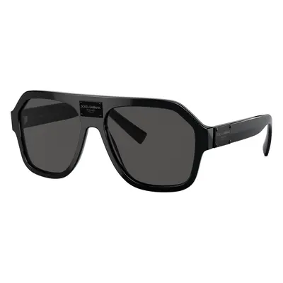 Dolce&Gabbana Man Sunglass DG4433 - Frame color: Black, Lens color: Dark Grey