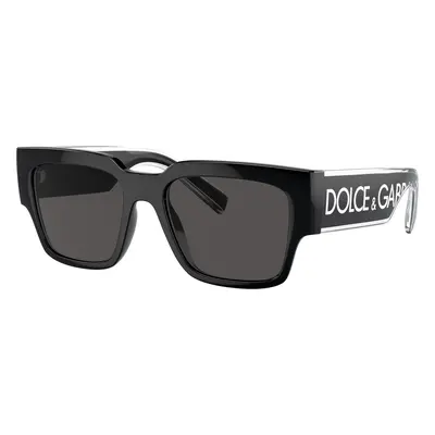 Dolce&Gabbana Man Sunglass DG6184 - Frame color: Black, Lens color: Dark Grey