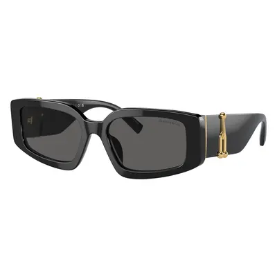 Tiffany & Co. Woman Sunglass TF4208U - Frame color: Black, Lens color: Dark Grey