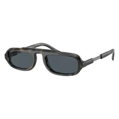 Giorgio Armani Man Sunglass AR8203 - Frame color: Blue Havana, Lens color: Dark Grey