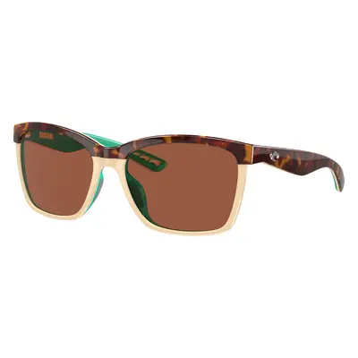 Costa Woman Sunglass 6S9053 Anaa - Frame color: Shiny Retro Tort/Cream/Mint, Lens color: Copper