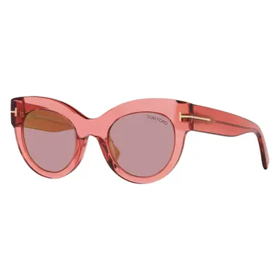 Tom Ford Woman Sunglass Lucilla - Frame color: Pink, Lens color: Purple