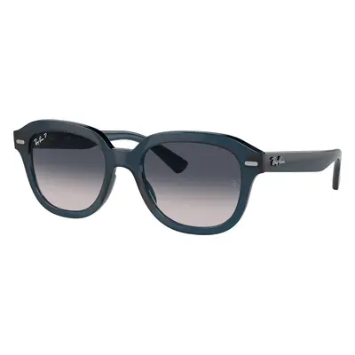 Ray-Ban Unisex Sunglass RB4398 Erik - Frame color: Opal Dark Blue, Lens color: Blue