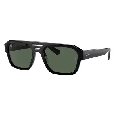 Ray-Ban Unisex Sunglass RB4397 Corrigan Bio-Based - Frame color: Black, Lens color: Dark Green