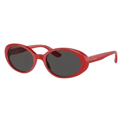 Dolce&Gabbana Woman Sunglass DG4443 - Frame color: Red, Lens color: Dark Grey