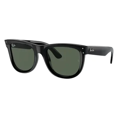 Ray-Ban Unisex Sunglass RBR0502S Wayfarer Reverse - Frame color: Black, Lens color: Dark Green