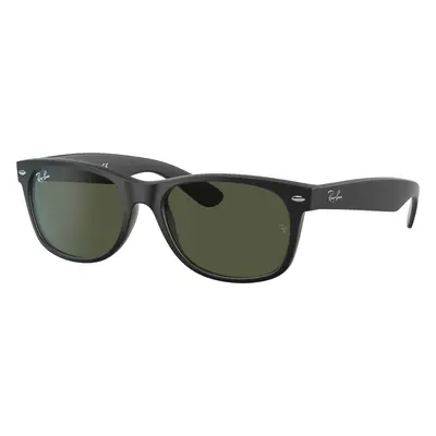 Ray-Ban Unisex Sunglass RB2132 New Wayfarer Classic - Frame color: Rubber Black, Lens color: G-