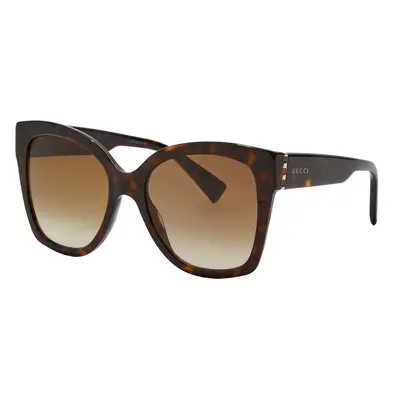 Gucci Unisex Sunglass GG0459S - Frame color: Tortoise, Lens color: Brown