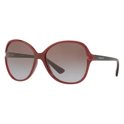 Sunglass Hut Collection Woman Sunglass HU2001 - Frame color: Transparent Red, Lens color: Viole