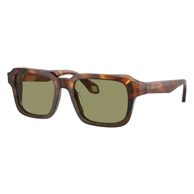 Giorgio Armani Man Sunglass AR8194U - Frame color: Havana Red/Opaline Olive Green, Lens color: 