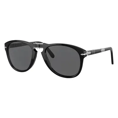 Persol Man Sunglass PO0714SM 714SM - Steve McQueen - Frame color: Black, Lens color: Dark Grey