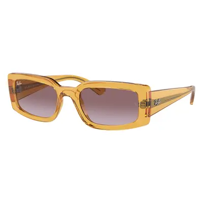 Ray-Ban Unisex Sunglass RB4395 Kiliane Bio-Based - Frame color: Transparent Yellow, Lens color: