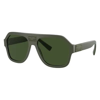 Dolce&Gabbana Man Sunglass DG4433 - Frame color: Matte Dark Green, Lens color: Dark Green