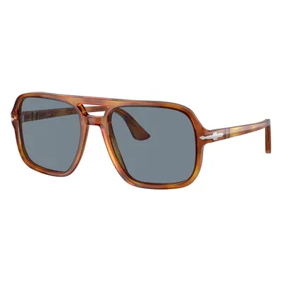 Persol Man Sunglass PO3328S - Frame color: Terra Di Siena, Lens color: Light Blue