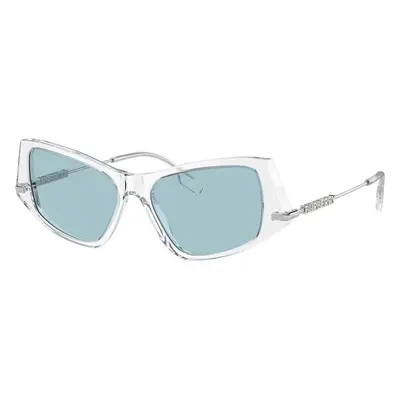 Burberry Woman Sunglass BE4408 - Frame color: Transparent, Lens color: Light Azure