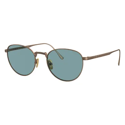 Persol Man Sunglass PO5002ST - Frame color: Bronze, Lens color: Polarized Blue