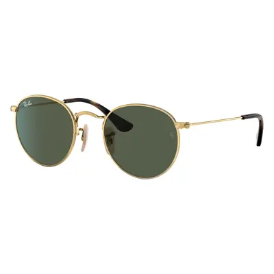 Ray-Ban Unisex Sunglass RB9547S Round Kids - Frame color: Arista Gold, Lens color: Dark Green