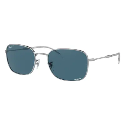 Ray-Ban Unisex Sunglass RB3706 - Frame color: Silver, Lens color: Blue