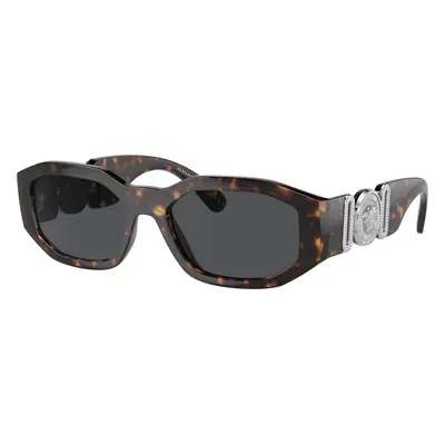 Versace Man Sunglass VE4361 Biggie - Frame color: Havana, Lens color: Dark Grey