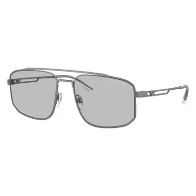 Emporio Armani Man Sunglass EA2139 - Frame color: Matte Gunmetal, Lens color: Light Grey