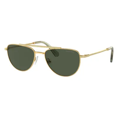 Swarovski Woman Sunglass SK7007 - Frame color: Gold, Lens color: Light Green