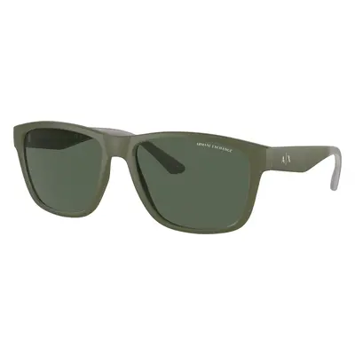 Armani Exchange Man Sunglass AX4135S - Frame color: Matte Green, Lens color: Dark Green