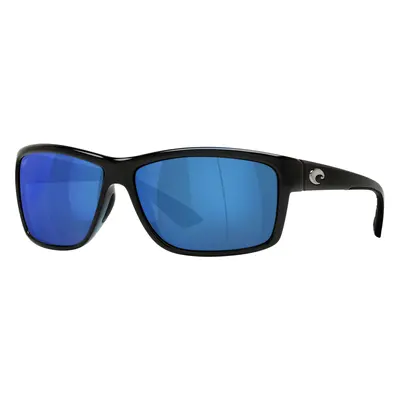 Costa Man Sunglass 6S9048 Mag Bay - Frame color: Shiny Black, Lens color: Blue Mirror