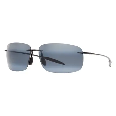 Maui Jim Unisex Sunglass Breakwall - Frame color: Rootbeer, Lens color: Grey Mirror Polar