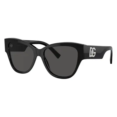 Dolce&Gabbana Woman Sunglass DG4449 - Frame color: Black, Lens color: Dark Grey