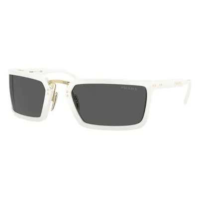 Prada Man Sunglass PR A11S - Frame color: White, Lens color: Dark Grey