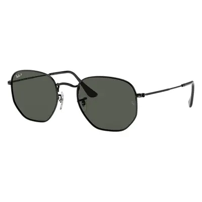 Ray-Ban Unisex Sunglass RB3548N Hexagonal Flat Lenses - Frame color: Black, Lens color: G-15 Gr