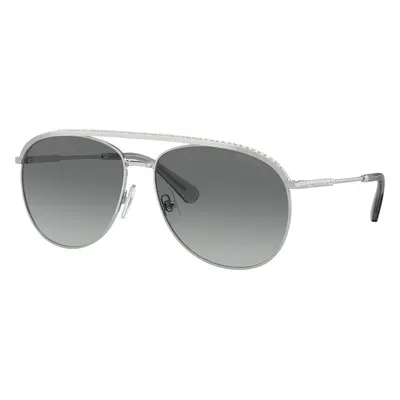 Swarovski Woman Sunglass SK7005 - Frame color: Silver, Lens color: Gradient Grey