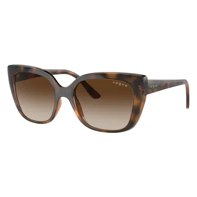 Vogue Eyewear Woman Sunglass VO5337S - Frame color: Dark Havana, Lens color: Brown Gradient