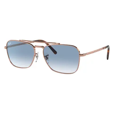 Ray-Ban Unisex Sunglass RB3636 New Caravan - Frame color: Rose Gold, Lens color: Light Blue