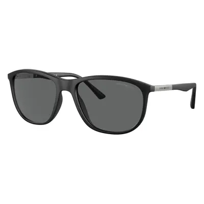 Emporio Armani Man Sunglass EA4201 - Frame color: Matte Black, Lens color: Dark Grey