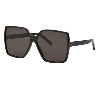 Saint Laurent Woman Sunglass SL 232 BETTY - Frame color: Black Shiny, Lens color: Grey