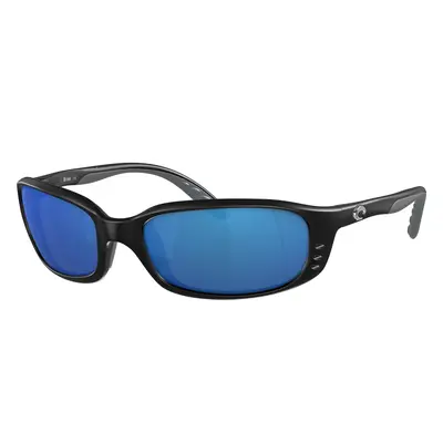 Costa Man Sunglass 6S9017 Brine - Frame color: Matte Black, Lens color: Blue Mirror