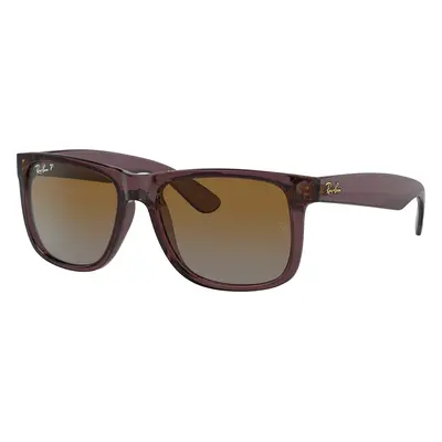 Ray-Ban Man Sunglass RB4165 Justin Classic - Frame color: Transparent Dark Brown, Lens color: B