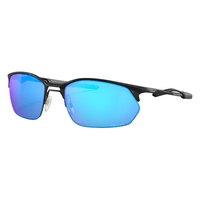 Oakley Man Sunglass OO4145 Wire Tap 2.0 - Frame color: Satin Black, Lens color: Prizm Sapphire