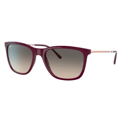 Ray-Ban Unisex Sunglass RB4344 - Frame color: Red, Lens color: Grey Gradient