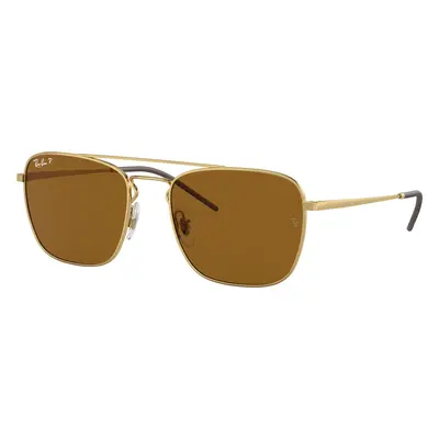 Ray-Ban Man Sunglass RB3588 - Frame color: Arista Gold, Lens color: Dark Brown