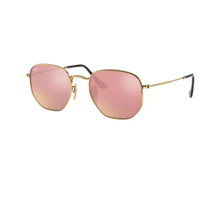 Ray-Ban Unisex Sunglass RB3548N Hexagonal Flat Lenses - Frame color: Arista Gold, Lens color: B