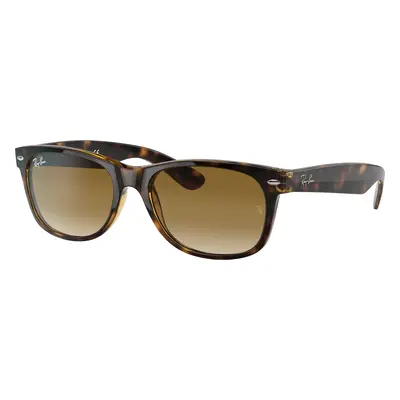 Ray-Ban Unisex Sunglass RB2132 New Wayfarer Classic - Frame color: Light Havana, Lens color: Li