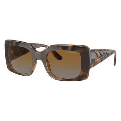 Vogue Eyewear Woman Sunglass VO5481S - Frame color: Top Havana/Brown, Lens color: Polarized Gre